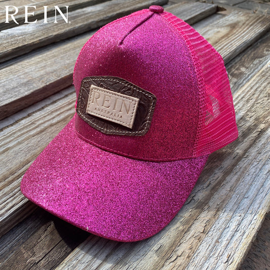 The Glitter Cap - Hot Pink