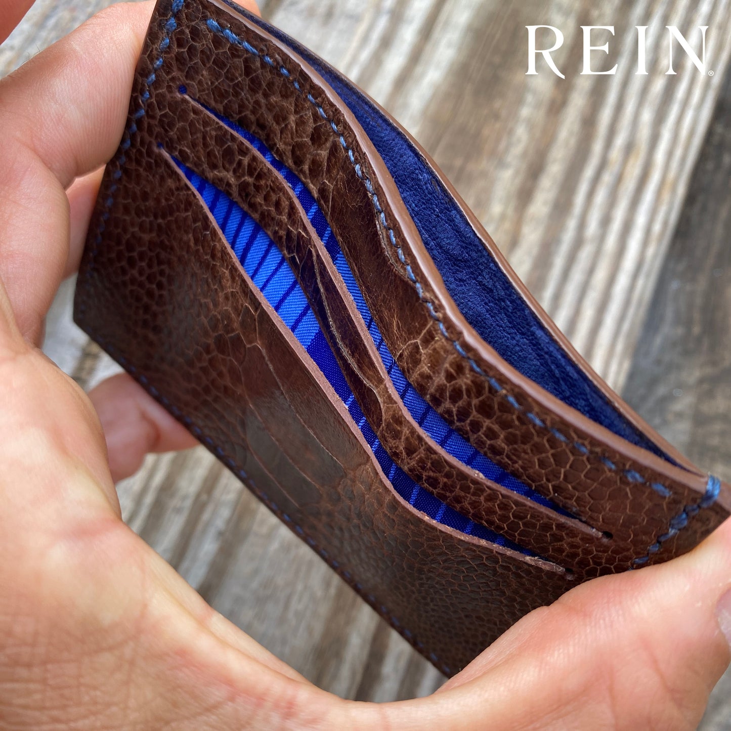 The Gift Set - Brown Ostrich Leg