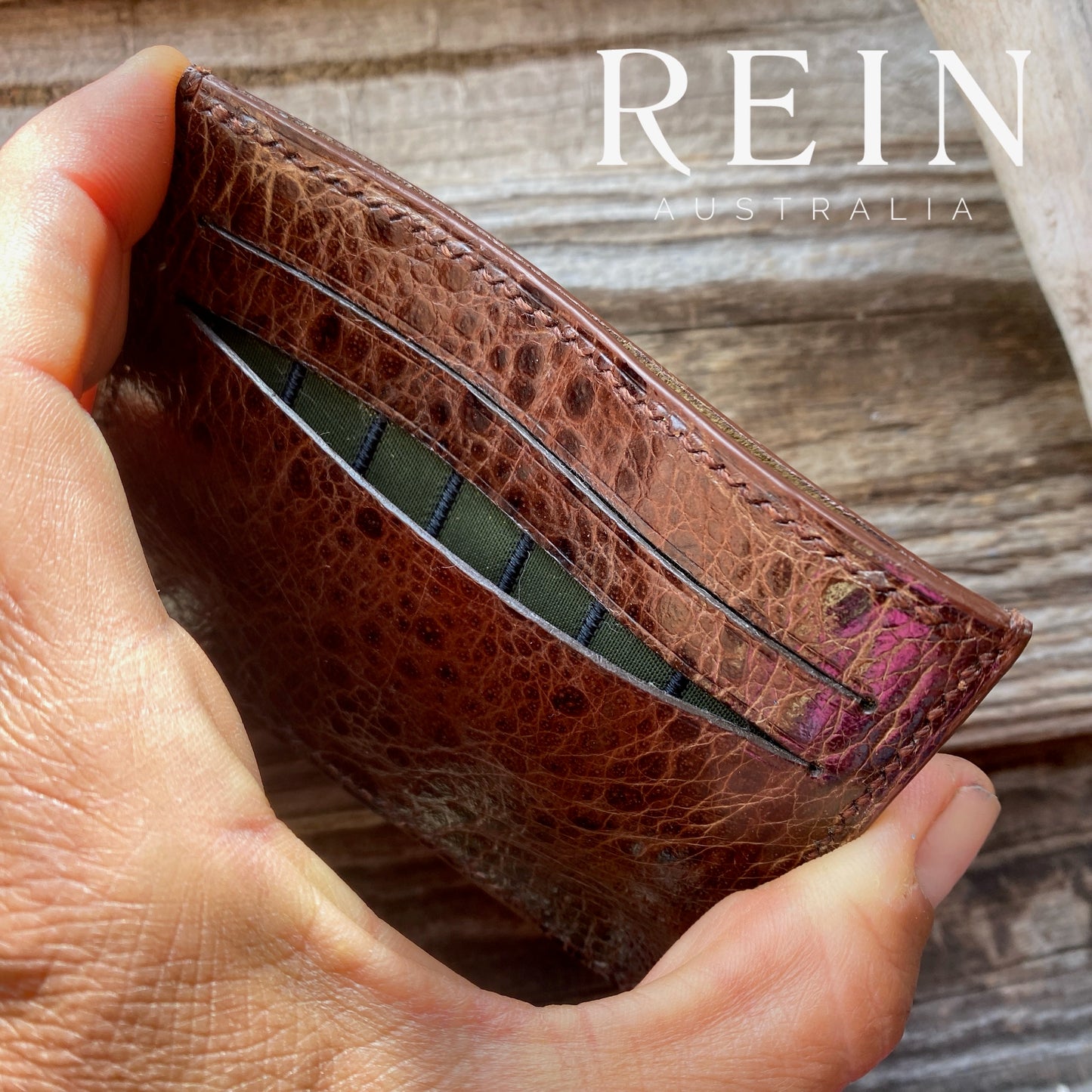 The Card Holder - Havana Cane Toad