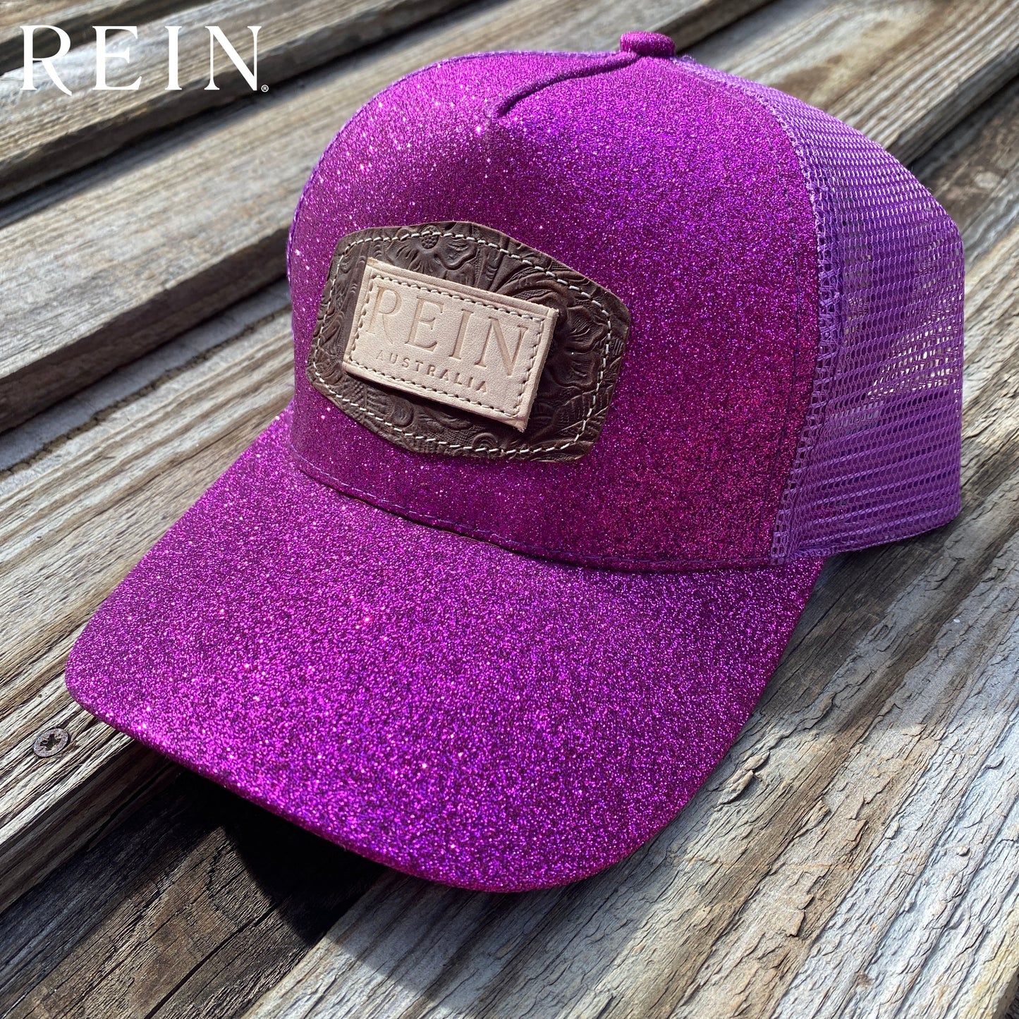 The Glitter Cap - Purple