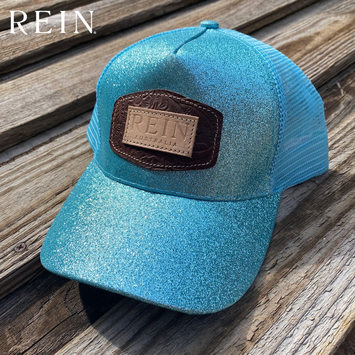 The Glitter Cap - Sky Blue