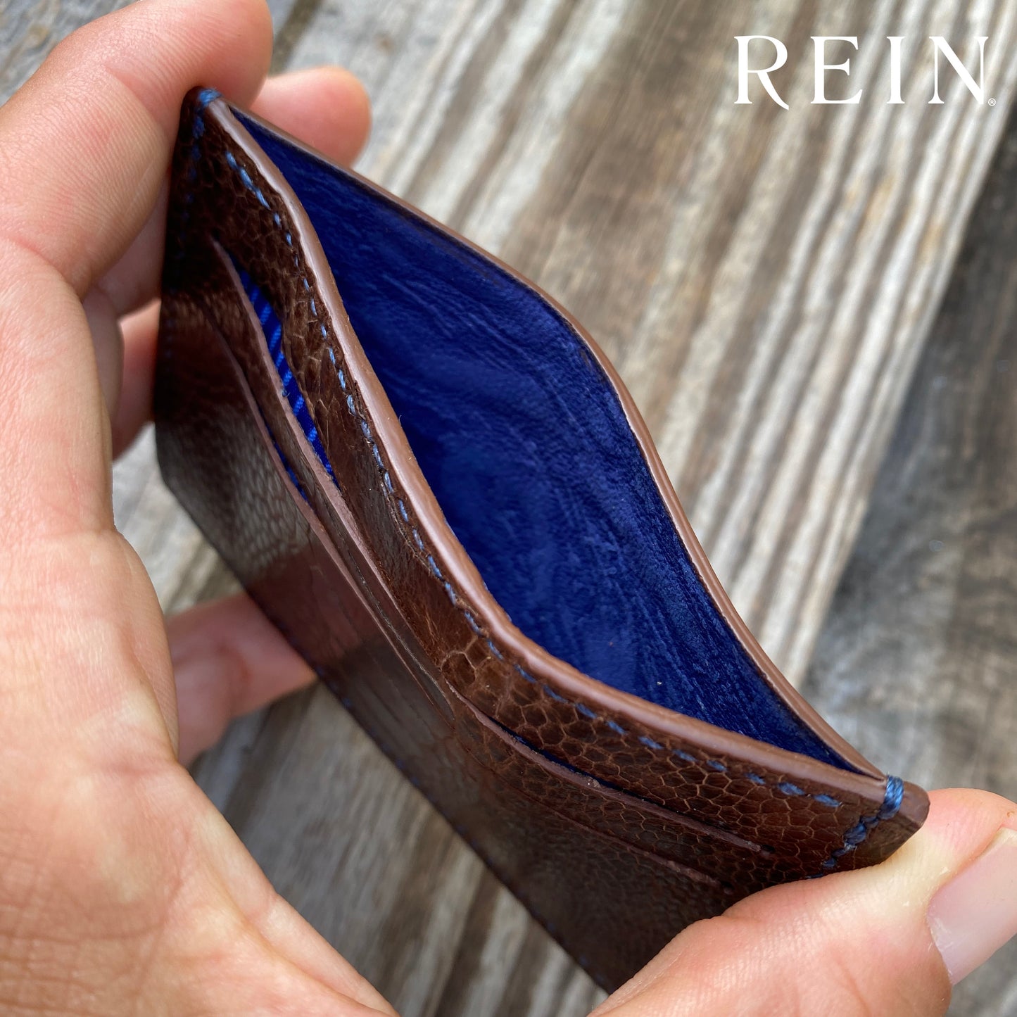 The Gift Set - Brown Ostrich Leg