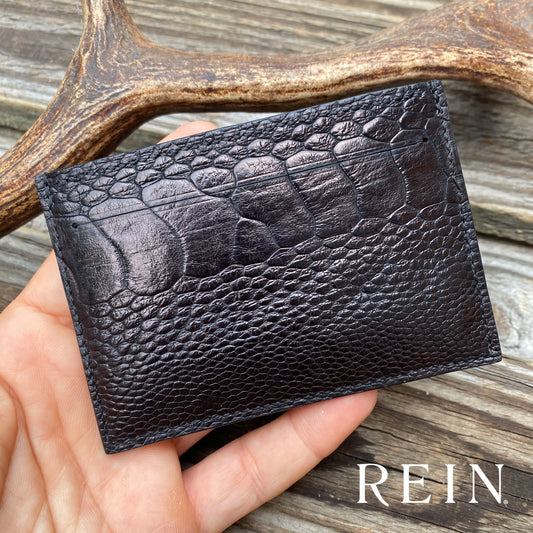 The Sand Dune Card Holder - Black