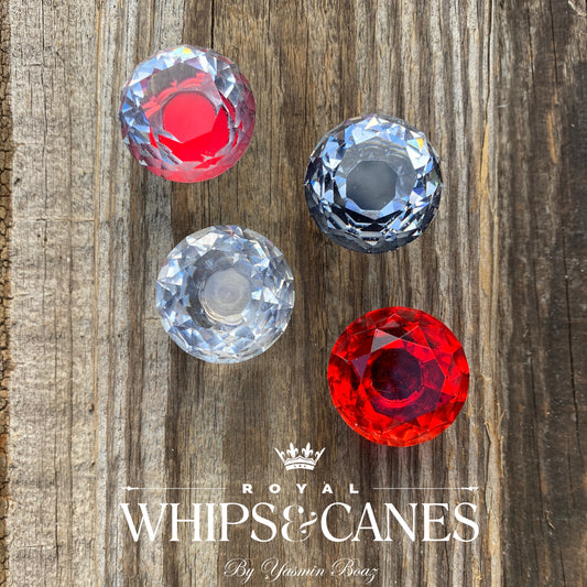 Conic Crystal Toppers Various Colours